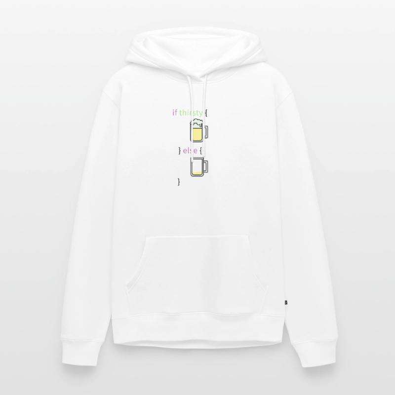 Programmeur de langage de programmation codeur de bière programmeur Sweat à capuche Premium bio Homme