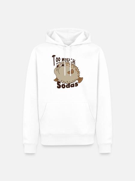 Soda Addict - Männer Premium Bio Hoodie - Weiß