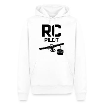RC Model Planes Airplane Aircraft Pilot Funny Gift - Men’s Premium Organic Hoodie - white - Front - Nico (187cm)