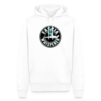 Physiotherapy shirt for physiotherapist - Men’s Premium Organic Hoodie - white - Front - Nico (187cm)