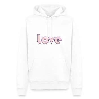 PAAR. ICH HABE GERADE GEHEIRATET. Junggesellinnenabschied. HEILIGER VALENTINSTAG. MARIES - Männer Premium Bio Hoodie - Weiß - Vorne - Nico (187cm)