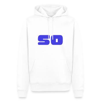 JAHRESTAG. ALLES GUTE ZUM GEBURTSTAG. ALLES GUTE ZUM GEBURTSTAG. - Männer Premium Bio Hoodie - Weiß - Vorne - Nico (187cm)