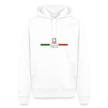 Italia Italiener Italienisch Italien - Männer Premium Bio Hoodie - Weiß - Vorne - Nico (187cm)
