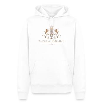 Beverly Döbling - 1190210 - Männer Premium Bio Hoodie - Weiß - Vorne - Nico (187cm)