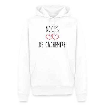 Cashmere wedding 47 years of marriage - Men’s Premium Organic Hoodie - white - Front - Nico (187cm)