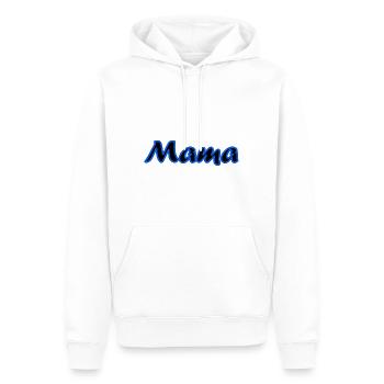 SCHÖNEN MUTTERTAG. MAMA. MUTTERTAG - Männer Premium Bio Hoodie - Weiß - Vorne - Nico (187cm)