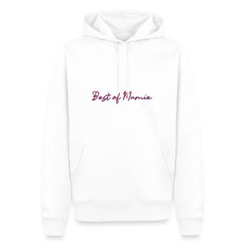 OMA. MUTTERTAG. ALLES GUTE ZUM GEBURTSTAG OMA. ICH LIEBE DICH - Männer Premium Bio Hoodie - Weiß - Vorne - Nico (187cm)