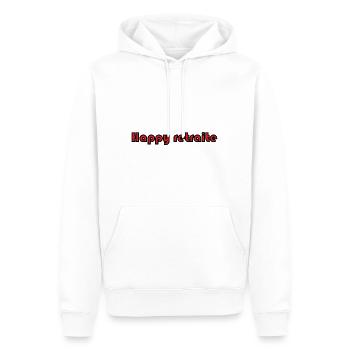 RETRAITE. RETRAITE. RETRAITEE. SENIOR. MAMIE. PAPY - Sweat à capuche Premium bio Homme - blanc - Devant - Nico (187cm)