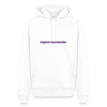 GEBURTSTAG. ALLES GUTE ZUM GEBURTSTAG. ALLES GUTE ZUM GEBURTSTAG. - Männer Premium Bio Hoodie - Weiß - Vorne - Nico (187cm)