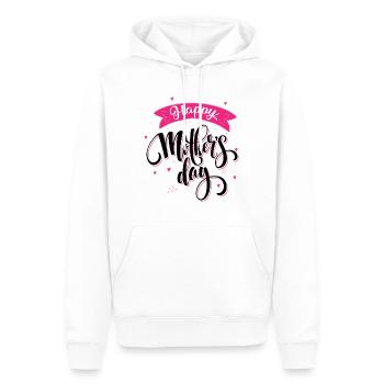 Happy Mother's Day - Men’s Premium Organic Hoodie - white - Front - Nico (187cm)
