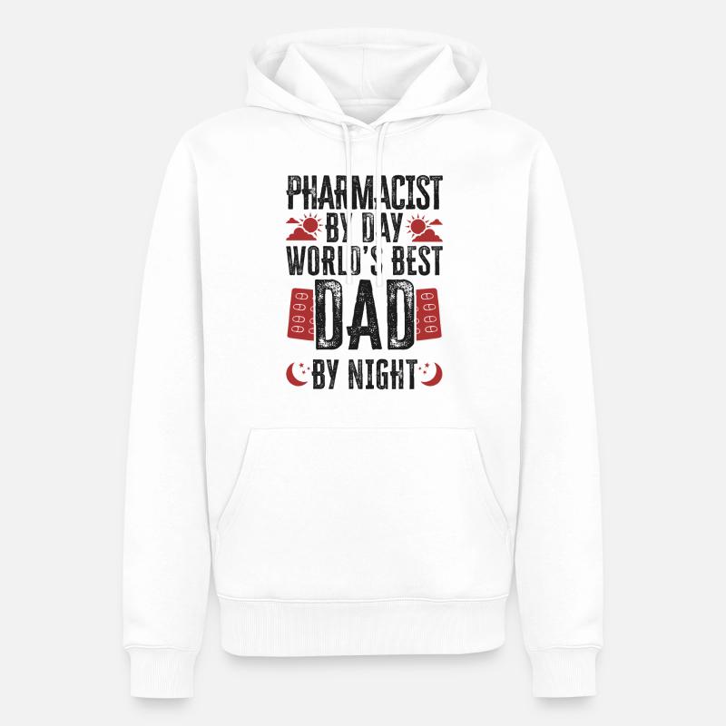 Pharmacy Tech Technician - Männer Premium Bio Hoodie - Weiß
