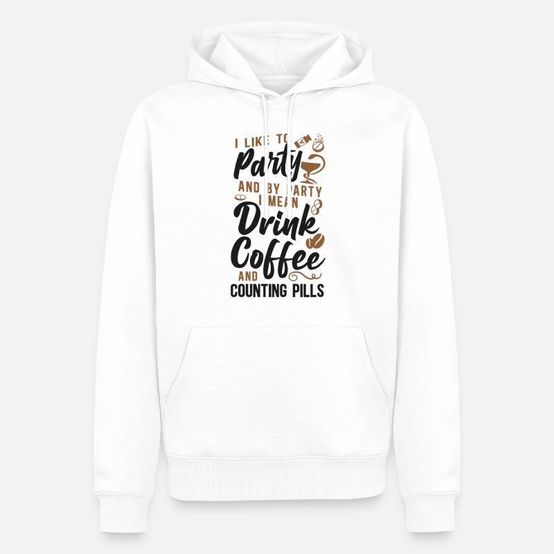 Pharmacy Tech Technician - Männer Premium Bio Hoodie - Weiß