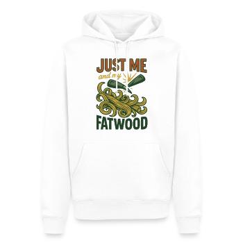 Nur Ich Und Mein Fatwood Prepper Survival - Männer Premium Bio Hoodie - Weiß - Vorne - Nico (187cm)