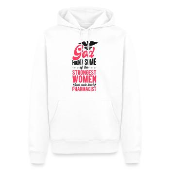 Pharmacy Tech Technician - Männer Premium Bio Hoodie - Weiß - Vorne - Nico (187cm)