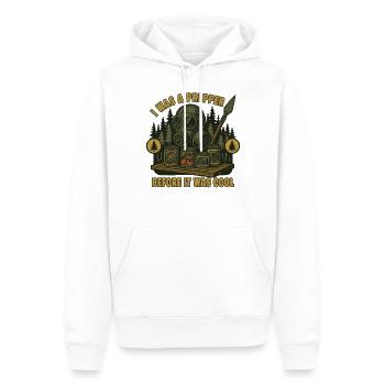 I Was A Prepper Before It Was Cool Survival - Men’s Premium Organic Hoodie - white - Front - Nico (187cm)