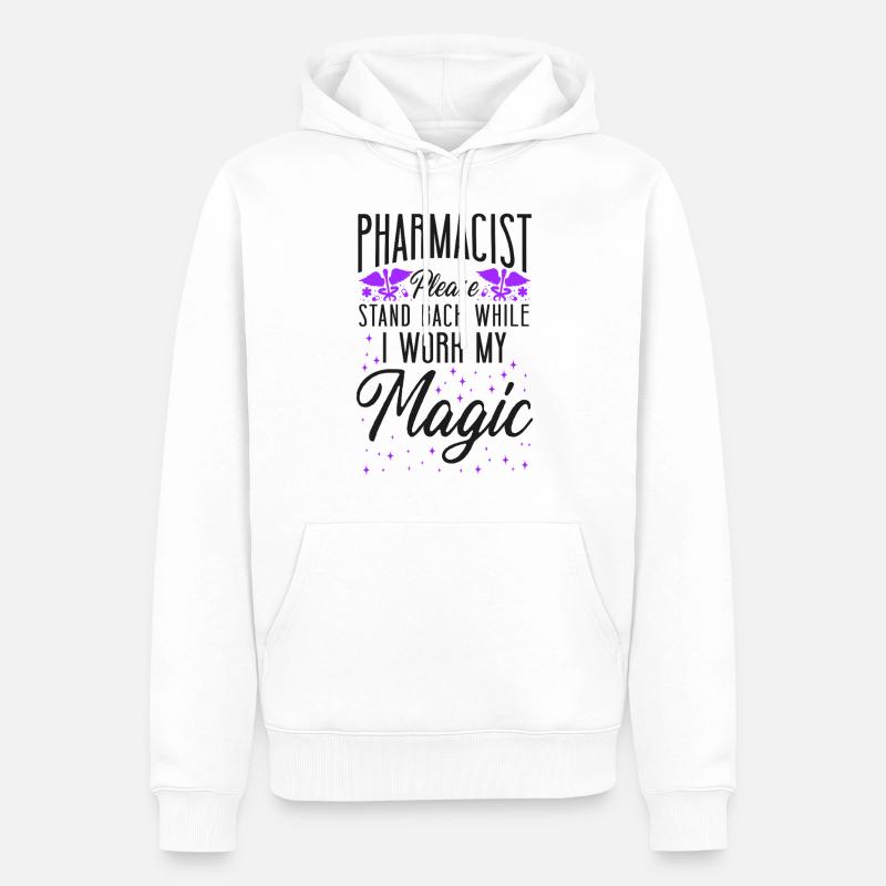 Pharmacy Tech Technician - Männer Premium Bio Hoodie - Weiß