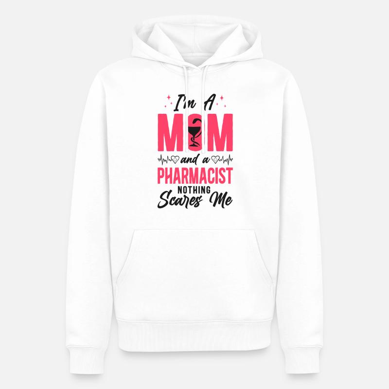 Pharmacy Tech Technician - Männer Premium Bio Hoodie - Weiß