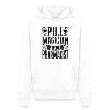 Pharmacy Tech Technician - Männer Premium Bio Hoodie - Weiß - Vorne - Nico (187cm)