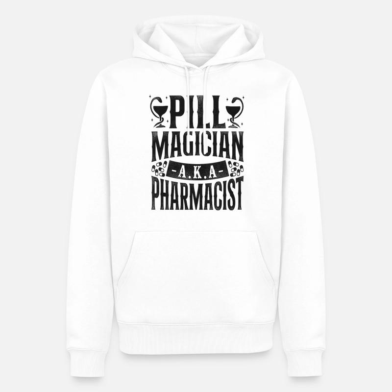 Pharmacy Tech Technician - Männer Premium Bio Hoodie - Weiß