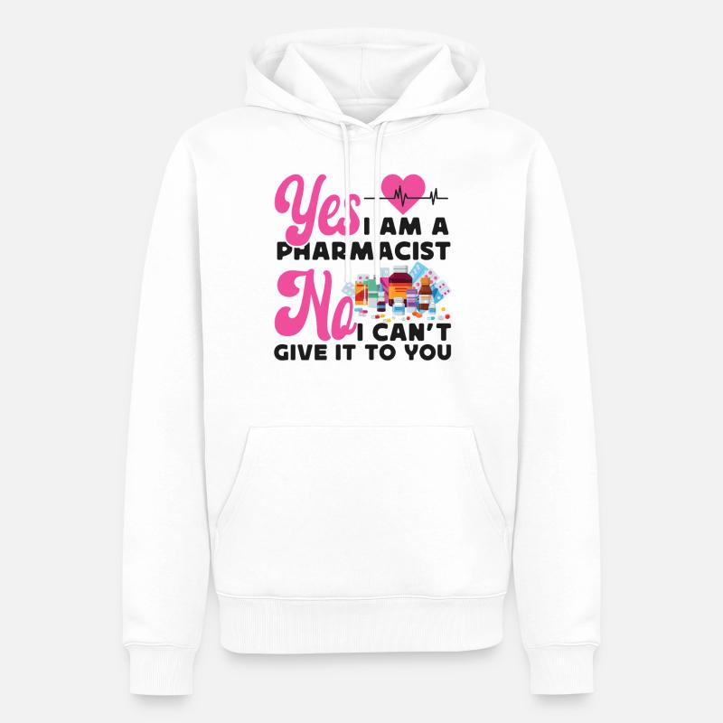 Pharmacy Tech Technician - Männer Premium Bio Hoodie - Weiß