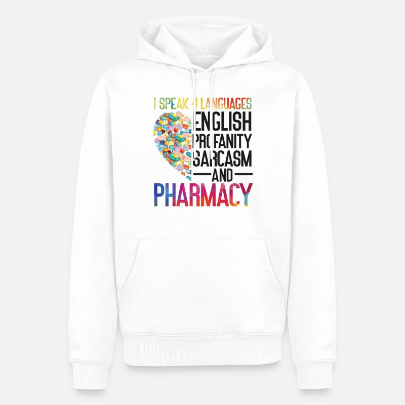 Pharmacy Tech Technician - Männer Premium Bio Hoodie - Weiß