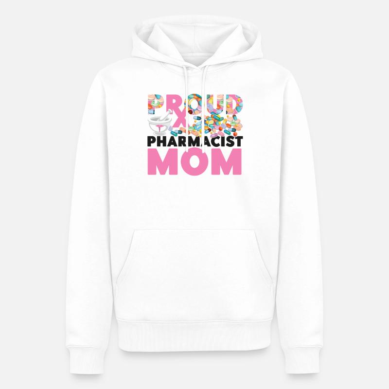 Pharmacy Tech Technician - Männer Premium Bio Hoodie - Weiß