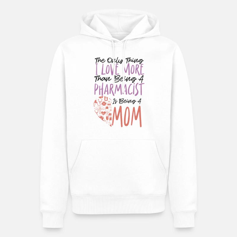 Pharmacy Tech Technician - Männer Premium Bio Hoodie - Weiß