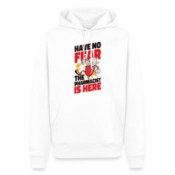 Pharmacy Tech Technician - Men’s Premium Organic Hoodie - white - Front - Nico (187cm)