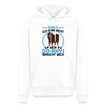 Do Khyi braucht mich Tibetdogge - Männer Premium Bio Hoodie - Weiß - Vorne - Nico (187cm)