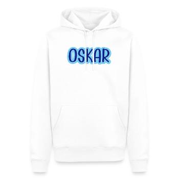 Oskar Boy Name Jungen Name Oskar - Männer Premium Bio Hoodie - Weiß - Vorne - Nico (187cm)