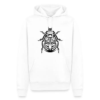 Marienkäfer Tribal Tattoo - Männer Premium Bio Hoodie - Weiß - Vorne - Nico (187cm)