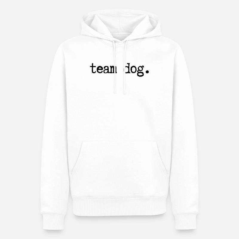 Équipe Dog - Sweat à capuche Premium bio Homme - blanc