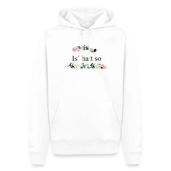 is halt so - Männer Premium Bio Hoodie - Weiß - Vorne - Nico (187cm)