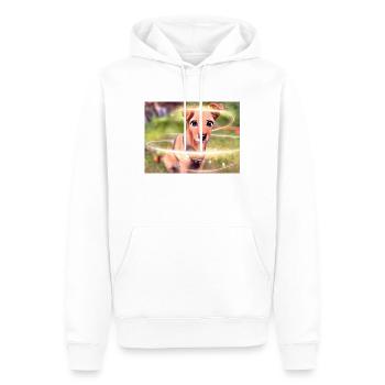 112CC6FB A165 4EFF 8110 589AE0268148 - Männer Premium Bio Hoodie - Weiß - Vorne - Nico (187cm)