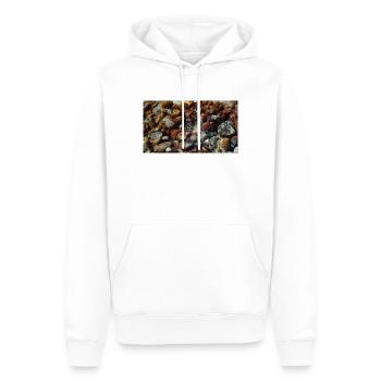 Minerals - Männer Premium Bio Hoodie - Weiß - Vorne - Nico (187cm)