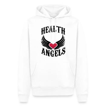 Health Angels Arzt Krankenschwester Ärztin Notarzt - Männer Premium Bio Hoodie - Weiß - Vorne - Nico (187cm)