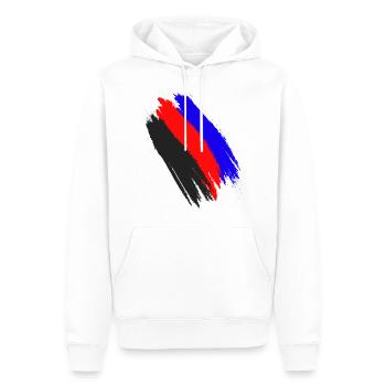 Polyamorie Flagge Polyamorös Fahne Pride Polyamory - Männer Premium Bio Hoodie - Weiß - Vorne - Nico (187cm)