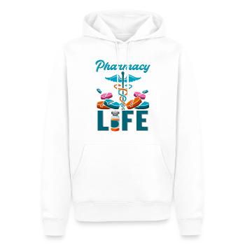 Apotheker Pharmacy Life Apotheke Pharmazie Student - Männer Premium Bio Hoodie - Weiß - Vorne - Nico (187cm)