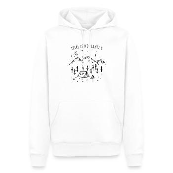 There Is No Planet B Environmental Protection Planet Earth Day - Men’s Premium Organic Hoodie - white - Front - Nico (187cm)