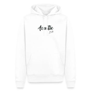 Tante Chat Tante avec Cat Cat Lover - Sweat à capuche Premium bio Homme - blanc - Devant - Nico (187cm)