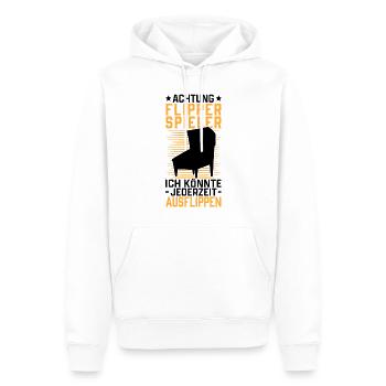 Flipper ausflippen Flipperautomat Pinball - Männer Premium Bio Hoodie - Weiß - Vorne - Nico (187cm)