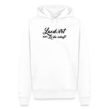 Landwirt aus Leidenschaft - Männer Premium Bio Hoodie - Weiß - Vorne - Nico (187cm)