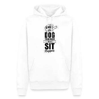 Dresseur de chiens Maître de chiens École canine Disant - Sweat à capuche Premium bio Homme - blanc - Devant - Nico (187cm)