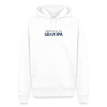 Promu grand-père Opi Grand-père - Sweat à capuche Premium bio Homme - blanc - Devant - Nico (187cm)
