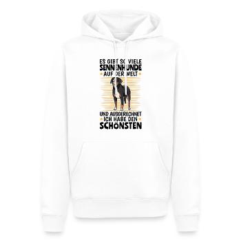 Schönster Sennenhund Schweizer Sennenhund - Männer Premium Bio Hoodie - Weiß - Vorne - Nico (187cm)