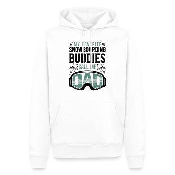 Snowboarding Snowboard Dad My - Männer Premium Bio Hoodie - Weiß - Vorne - Nico (187cm)