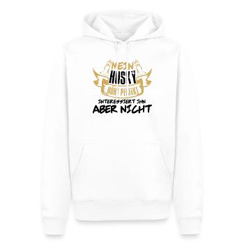 Husky Hunde Shirt Damen Herren Mama - Männer Premium Bio Hoodie - Weiß - Vorne - Nico (187cm)