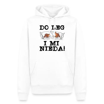 Dackel Bayrisch Do Leg I Mi Nieda - Männer Premium Bio Hoodie - Weiß - Vorne - Nico (187cm)