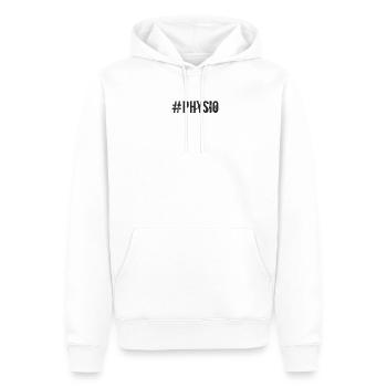 Rehabilitation sports - #Physio - Men’s Premium Organic Hoodie - white - Front - Nico (187cm)