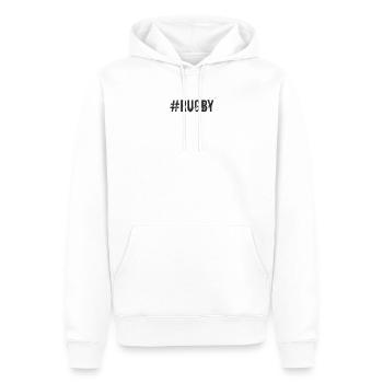 Rugby - #Rugby - Sweat à capuche Premium bio Homme - blanc - Devant - Nico (187cm)